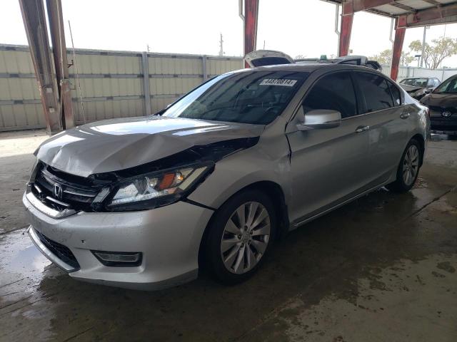 1HGCR2F80DA240775 - 2013 HONDA ACCORD EXL SILVER photo 1