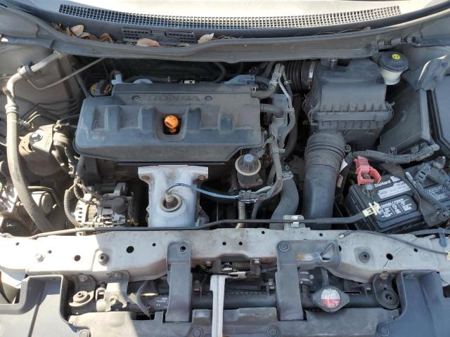 2HGFG3B03CH509179 - 2012 HONDA CIVIC EXL ვერცხლისფერი ფოტო 11