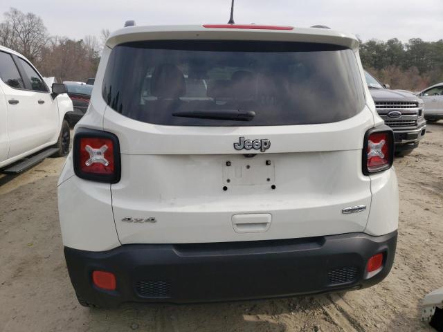 ZACCJBBB3JPH86988 - 2018 JEEP RENEGADE LATITUDE WHITE photo 6