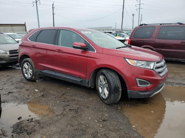 2FMPK4J90HBC42760 - 2017 FORD EDGE SEL MAROON photo 4