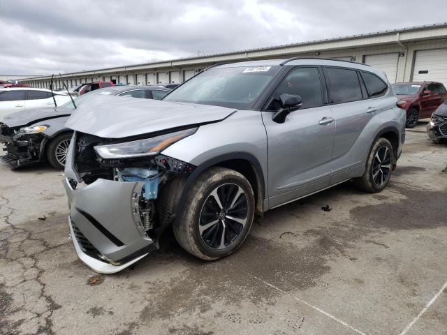 5TDLZRBH0MS092448 - 2021 TOYOTA HIGHLANDER XSE SILVER photo 1