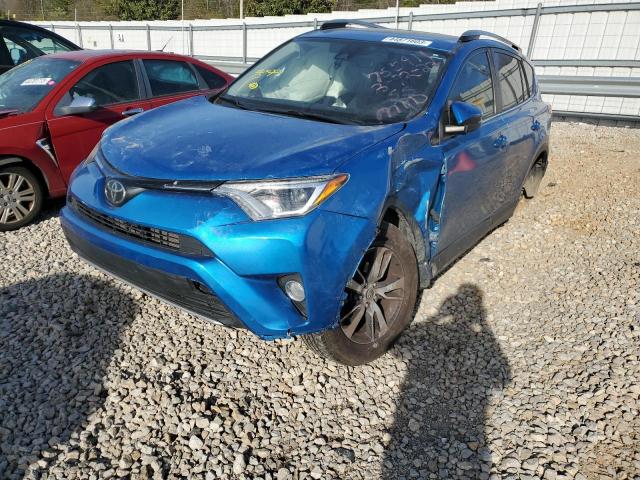 JTMWFREV1JJ750911 - 2018 TOYOTA RAV4 ADVENTURE BLUE photo 1