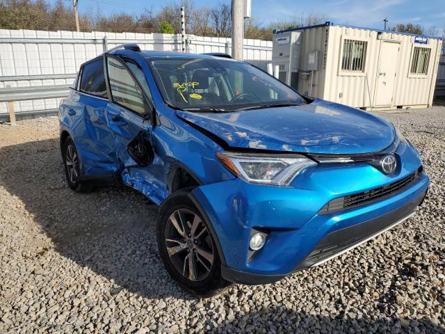 JTMWFREV1JJ750911 - 2018 TOYOTA RAV4 ADVENTURE BLUE photo 4