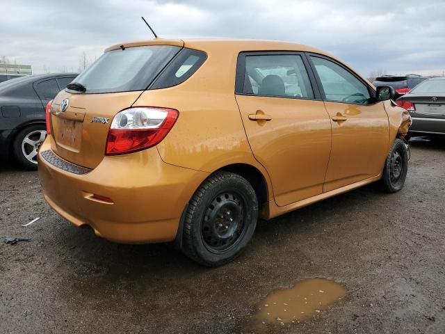 2T1KU4EE8AC220261 - 2010 TOYOTA COROLLA MA ORANGE photo 3