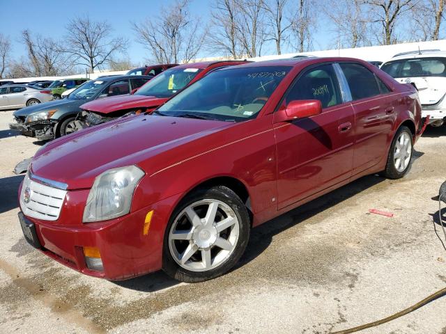 1G6DP577370142336 - 2007 CADILLAC CTS HI FEATURE V6 MAROON photo 1