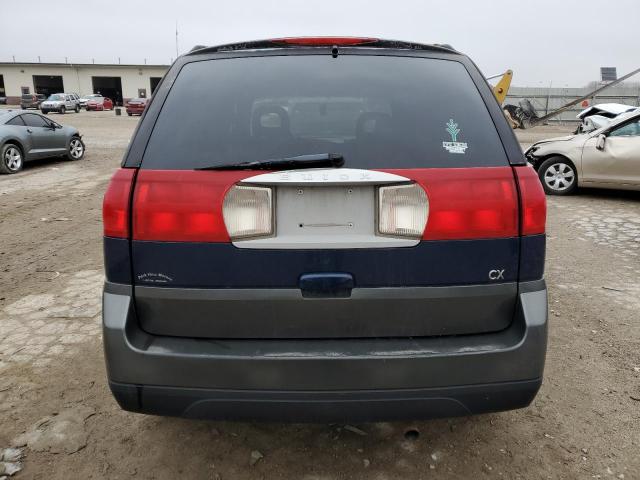 3G5DA03E43S555978 - 2003 BUICK RENDEZVOUS CX BLUE photo 6