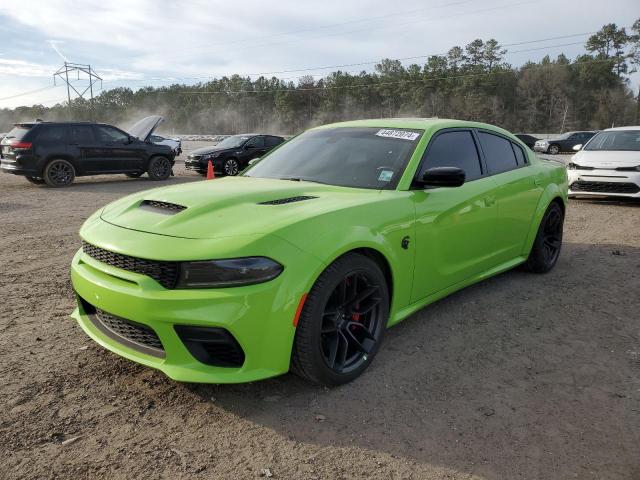 2C3CDXL90PH554380 - 2023 DODGE CHARGER SRT HELLCAT GREEN photo 1