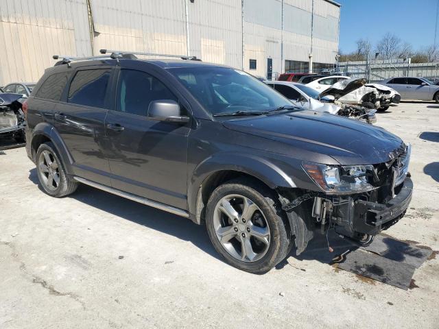 3C4PDCGG1FT553808 - 2015 DODGE JOURNEY CROSSROAD GRAY photo 4