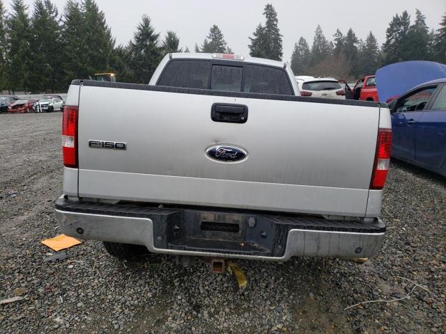 1FTPX12V87FB28051 - 2007 FORD F150 SILVER photo 6