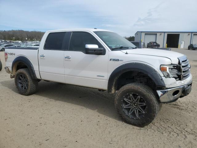 1FTFW1ET9DKD51291 - 2013 FORD F150 SUPERCREW WHITE photo 4