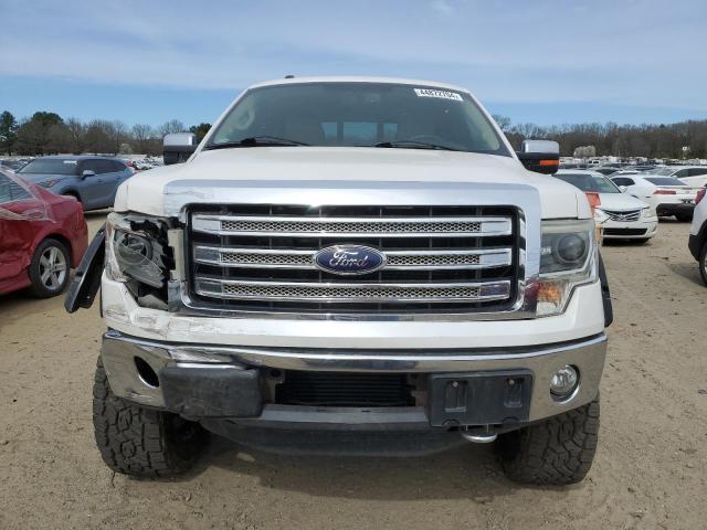 1FTFW1ET9DKD51291 - 2013 FORD F150 SUPERCREW WHITE photo 5