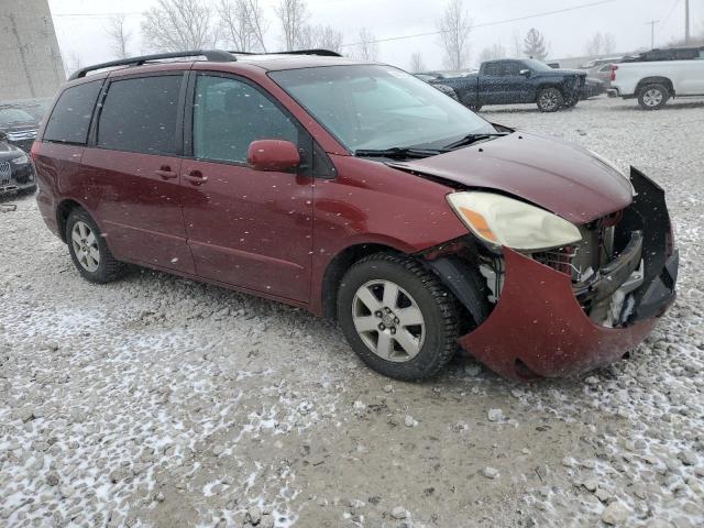 5TDZA22C34S079528 - 2004 TOYOTA SIENNA XLE MAROON photo 4