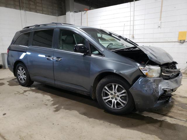 5FNRL5H68BB029934 - 2011 HONDA ODYSSEY EXL GRAY photo 4