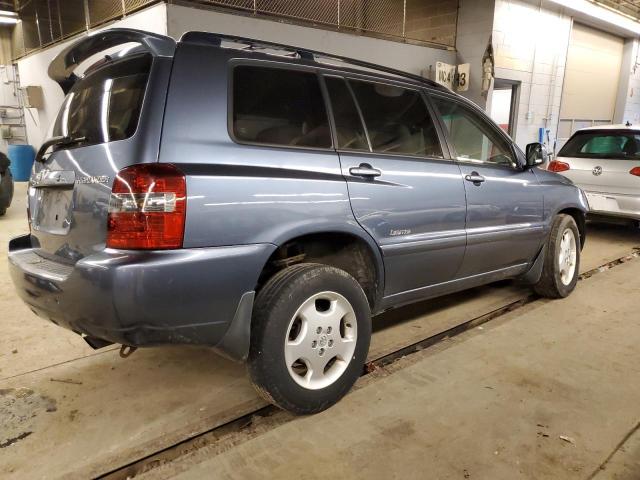 JTEEP21A670214503 - 2007 TOYOTA HIGHLANDER SPORT BLUE photo 3