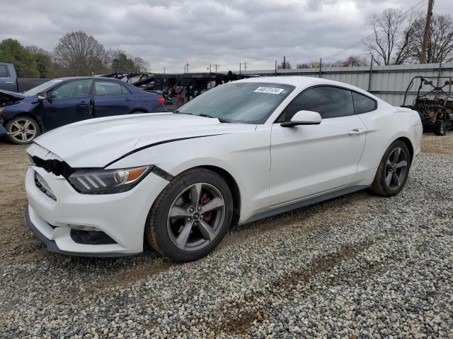 1FA6P8AM7G5255205 - 2016 FORD MUSTANG WHITE photo 1