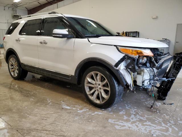 1FM5K7F92DGA66332 - 2013 FORD EXPLORER LIMITED WHITE photo 4