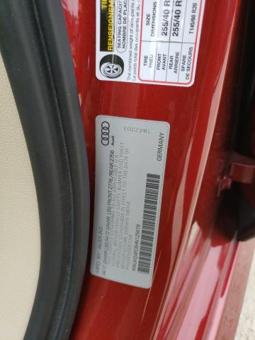 WAUH2AFC6HN125679 - 2017 AUDI A6 PRESTIGE MAROON photo 12