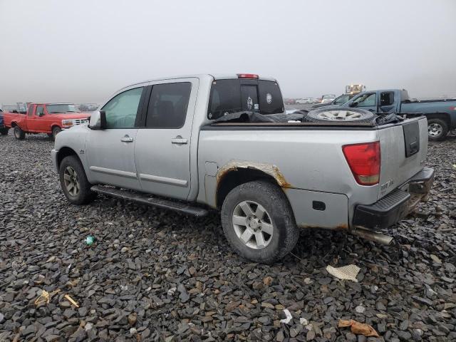 1N6AA07B54N559509 - 2004 NISSAN TITAN XE SILVER photo 2