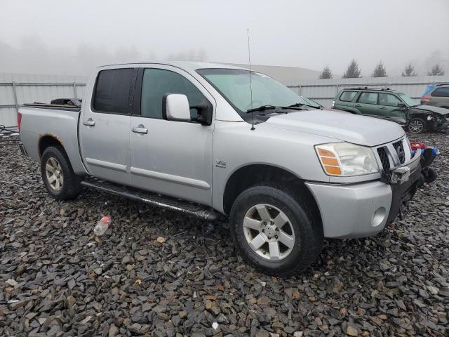 1N6AA07B54N559509 - 2004 NISSAN TITAN XE SILVER photo 4