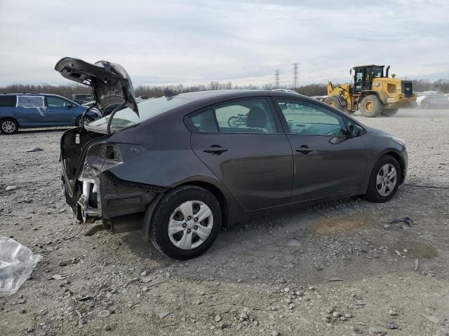 3KPFL4A75HE107052 - 2017 KIA FORTE LX BROWN photo 3