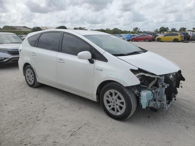 JTDZN3EU1EJ007580 - 2014 TOYOTA PRIUS V WHITE photo 4