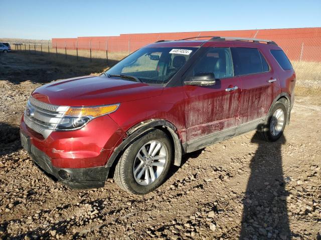 1FM5K8D88DGA06894 - 2013 FORD EXPLORER XLT RED photo 1