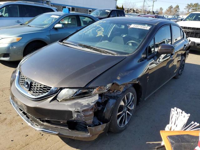 2HGFB2F83EH509890 - 2014 HONDA CIVIC EX GRAY photo 1