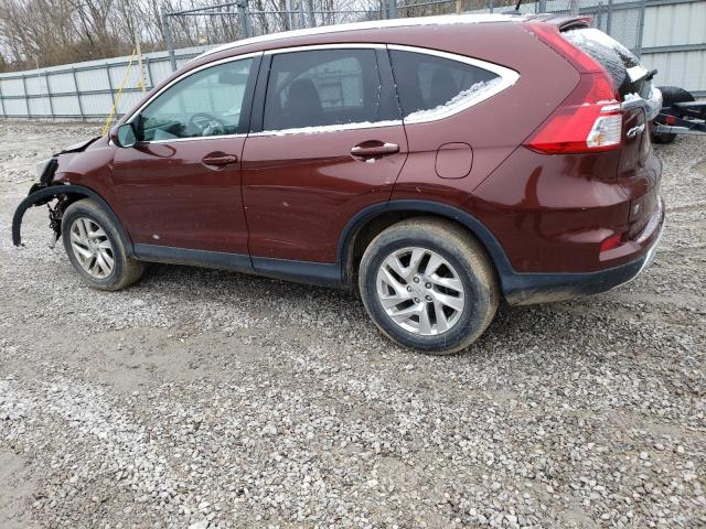 5J6RM4H76FL015107 - 2015 HONDA CR-V EXL MAROON photo 2