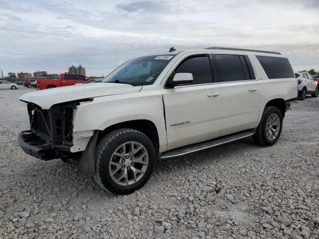 1GKS1HKC0FR268986 - 2015 GMC YUKON XL C1500 SLT WHITE photo 1