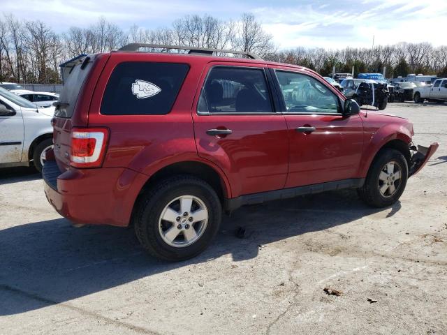 1FMCU0DG2BKA27535 - 2011 FORD ESCAPE XLT RED photo 3