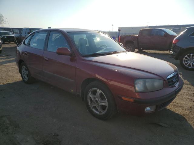 KMHDN55D92U064539 - 2002 HYUNDAI ELANTRA GLS RED photo 4