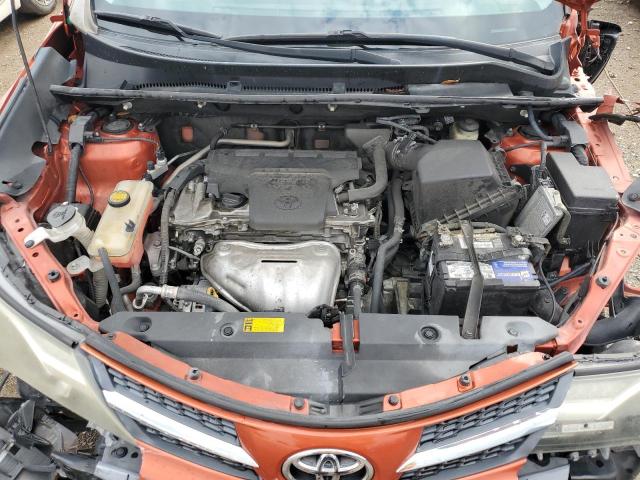 2T3WFREV9FW171030 - 2015 TOYOTA RAV4 XLE ORANGE photo 12