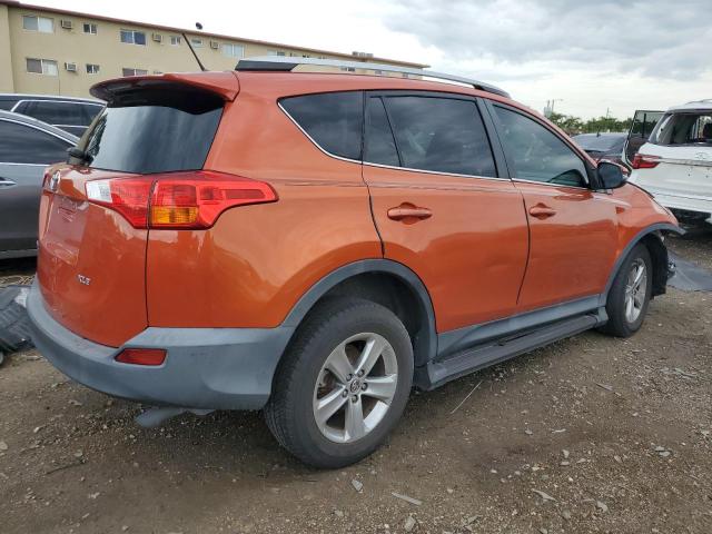 2T3WFREV9FW171030 - 2015 TOYOTA RAV4 XLE ORANGE photo 3