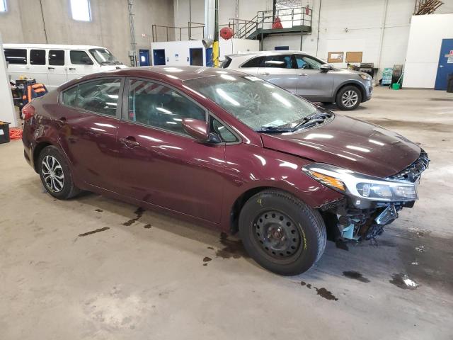 3KPFL4A73HE139188 - 2017 KIA FORTE LX MAROON photo 4