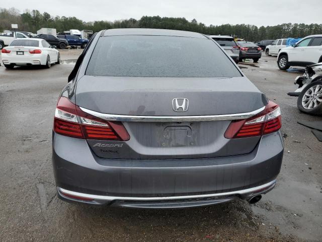 1HGCR2F30HA271941 - 2017 HONDA ACCORD LX GRAY photo 6