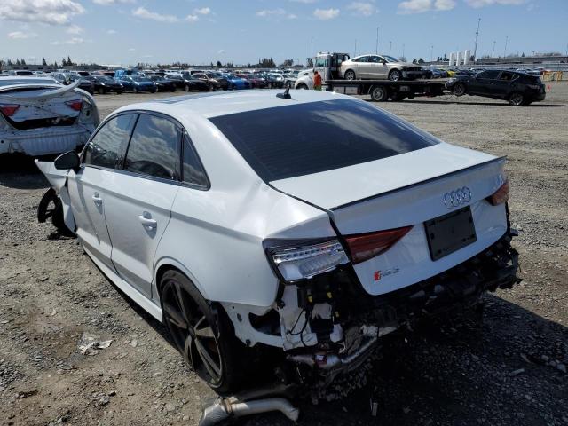 WUABWGFF8KA905680 - 2019 AUDI RS3 WHITE photo 2