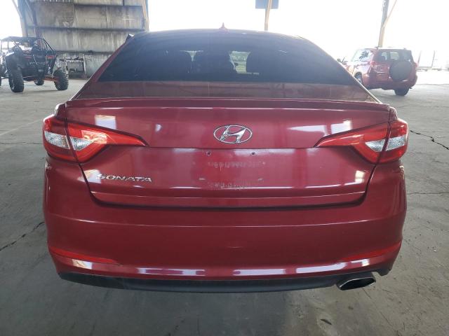 5NPE24AF6FH243849 - 2015 HYUNDAI SONATA SE MAROON photo 6