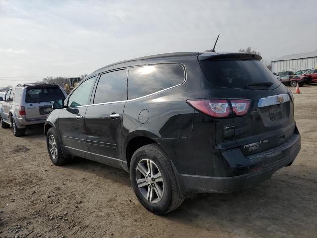 1GNKVHKD9HJ134642 - 2017 CHEVROLET TRAVERSE LT BLACK photo 2