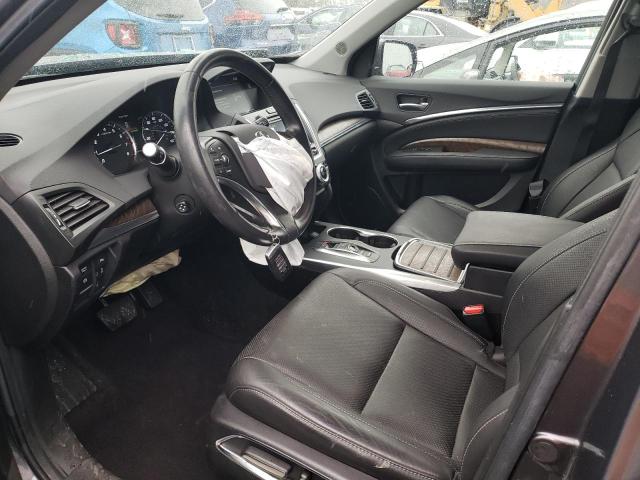 5J8YD4H50KL030455 - 2019 ACURA MDX TECHNOLOGY GRAY photo 7