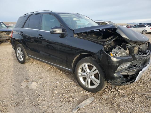 4JGDA5HB7EA343595 - 2014 MERCEDES-BENZ ML 350 4MATIC BLACK photo 4