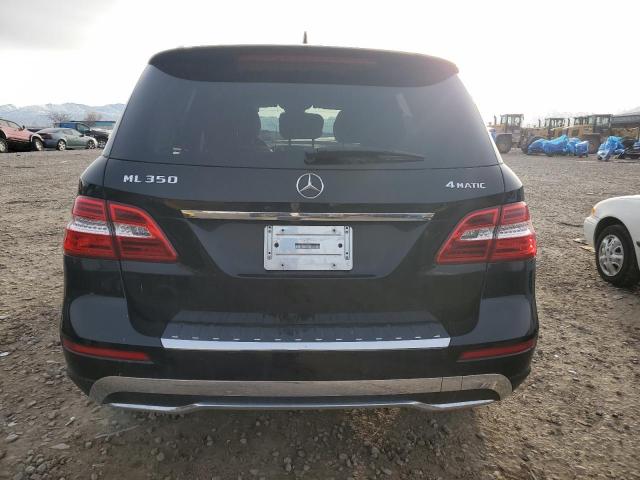 4JGDA5HB7EA343595 - 2014 MERCEDES-BENZ ML 350 4MATIC BLACK photo 6