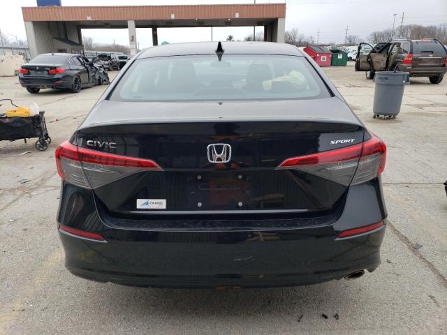 2HGFE2F59NH506036 - 2022 HONDA CIVIC SPORT BLACK photo 6