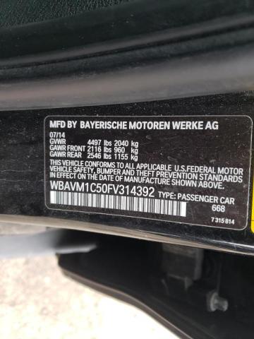 WBAVM1C50FV314392 - 2015 BMW X1 SDRIVE28I BLACK photo 12