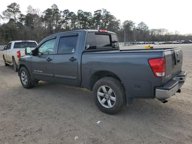 1N6BA0EDXAN319666 - 2010 NISSAN TITAN XE GRAY photo 2