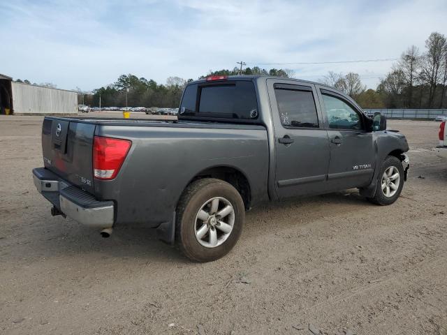 1N6BA0EDXAN319666 - 2010 NISSAN TITAN XE GRAY photo 3