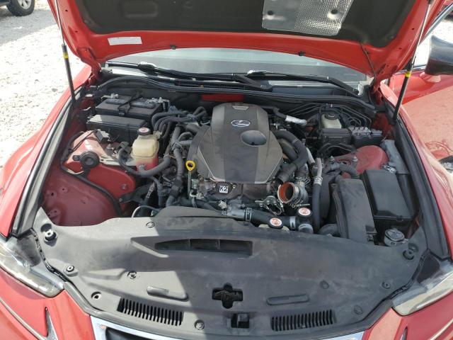 JTHBA1D26K5089391 - 2019 LEXUS IS 300 RED photo 11