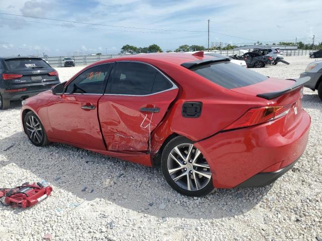 JTHBA1D26K5089391 - 2019 LEXUS IS 300 RED photo 2