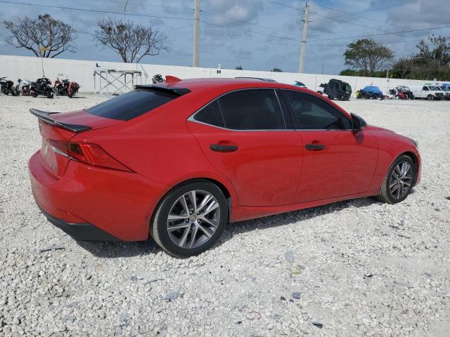 JTHBA1D26K5089391 - 2019 LEXUS IS 300 RED photo 3