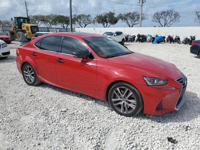 JTHBA1D26K5089391 - 2019 LEXUS IS 300 RED photo 4