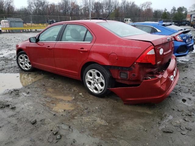 3FAHP0HA5AR130083 - 2010 FORD FUSION SE RED photo 2